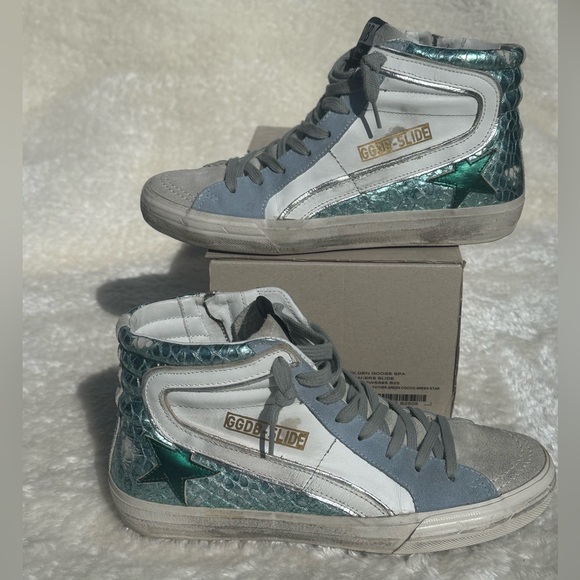 GGDB teal croc slides - Picture 14 of 16